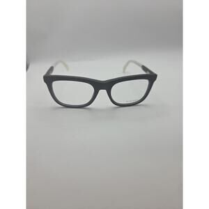 DIESEL DL5134 005 Black Wood Grain Mens Rectangle Eyeglasses 53-19-145 New